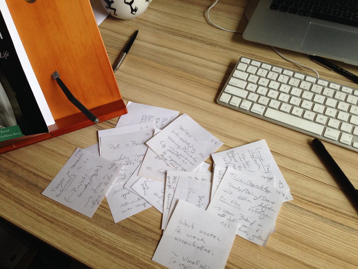 Notes on paper